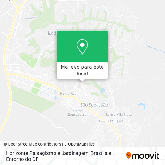 Horizonte Paisagismo e Jardinagem mapa
