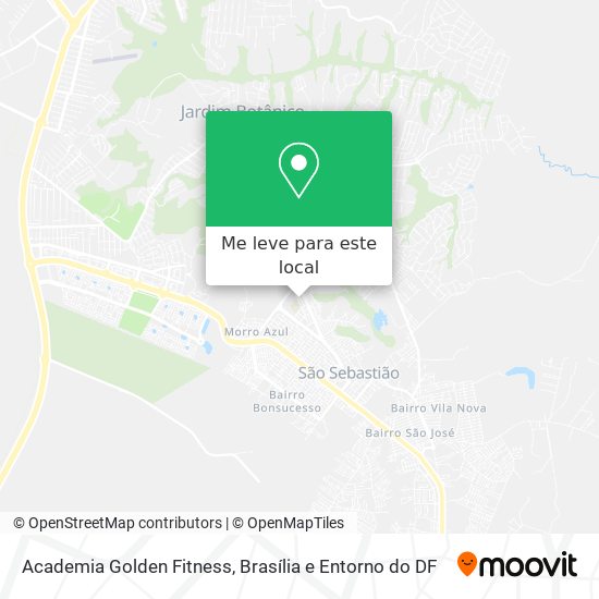 Academia Golden Fitness mapa