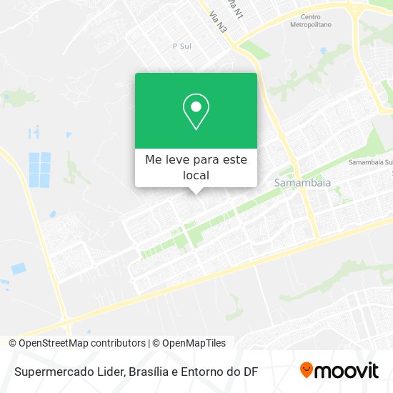 Supermercado Lider mapa