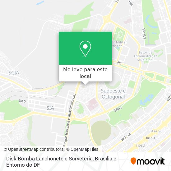 Disk Bomba Lanchonete e Sorveteria mapa