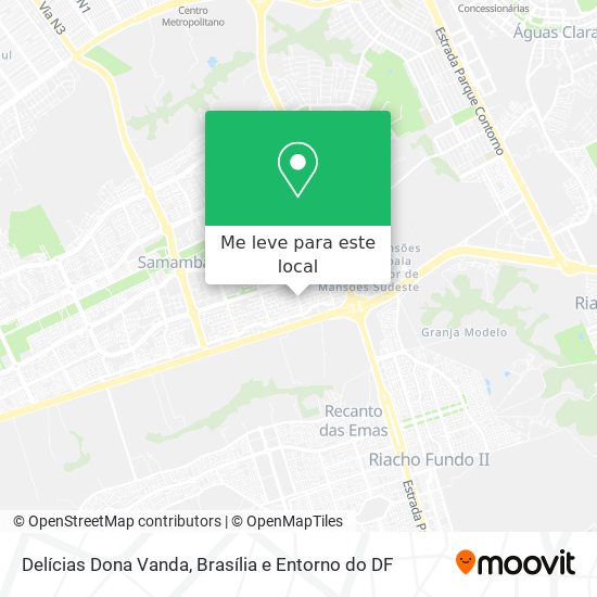 Delícias Dona Vanda mapa
