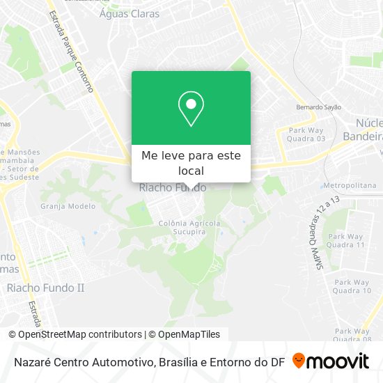 Nazaré Centro Automotivo mapa