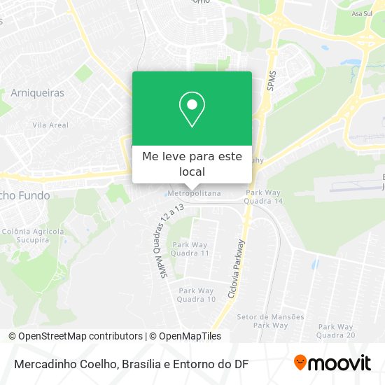 Mercadinho Coelho mapa