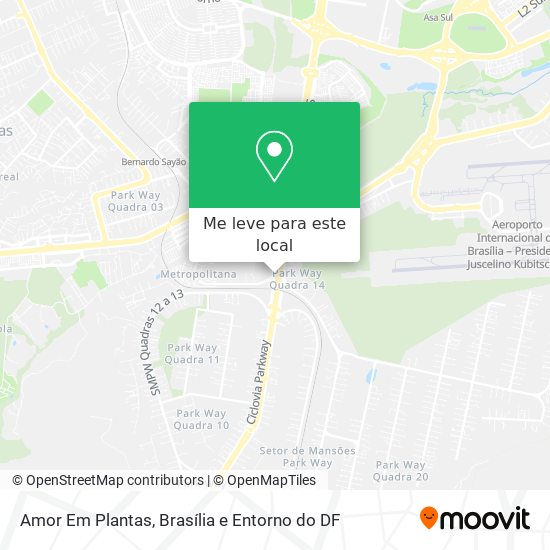 Amor Em Plantas mapa
