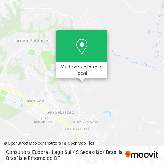 Consultora Eudora - Lago Sul / S Sebastião/ Brasilia mapa