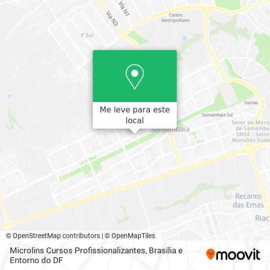 Microlins Cursos Profissionalizantes mapa