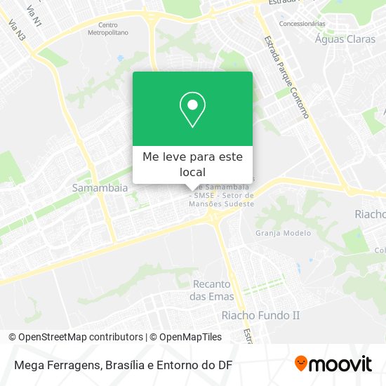 Mega Ferragens mapa