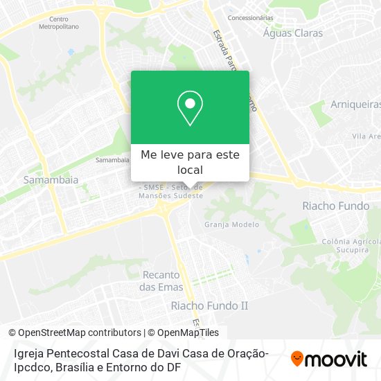 Igreja Pentecostal Casa de Davi Casa de Oração-Ipcdco mapa