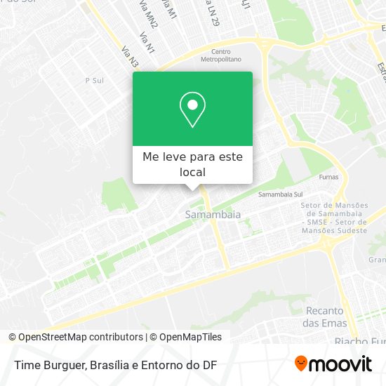Time Burguer mapa