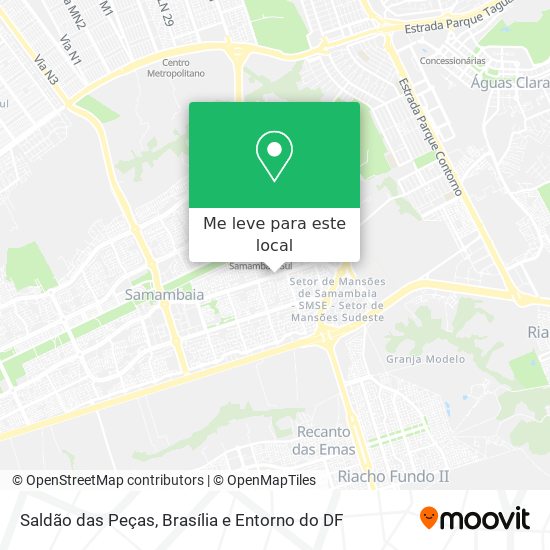 Saldão das Peças mapa