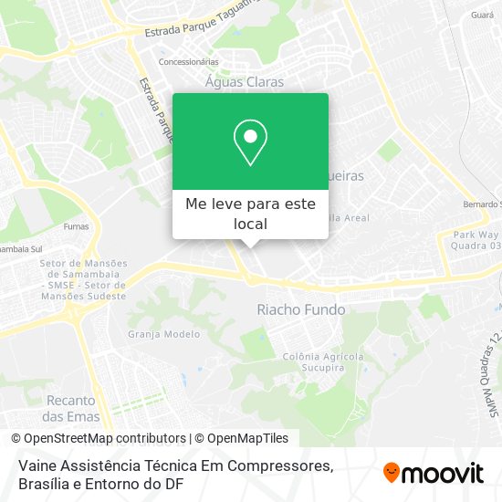 Vaine Assistência Técnica Em Compressores mapa