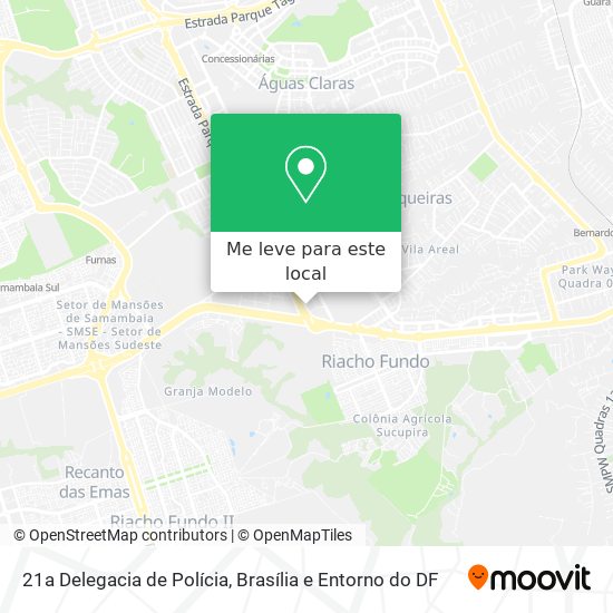21a Delegacia de Polícia mapa