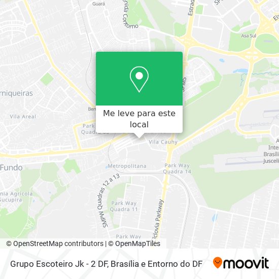 Grupo Escoteiro Jk - 2 DF mapa