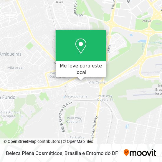 Beleza Plena Cosméticos mapa