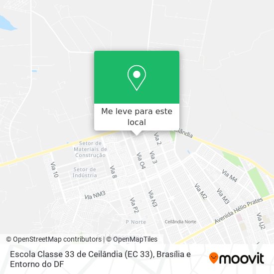 Escola Classe 33 de Ceilândia (EC 33) mapa