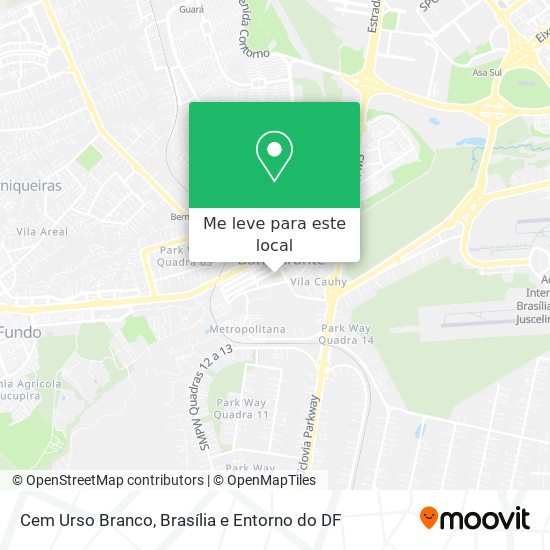Cem Urso Branco mapa