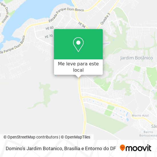 Domino's Jardim Botanico mapa