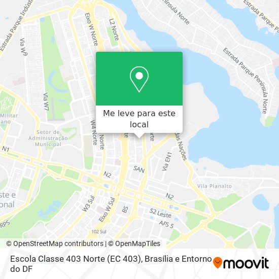 Escola Classe 403 Norte (EC 403) mapa