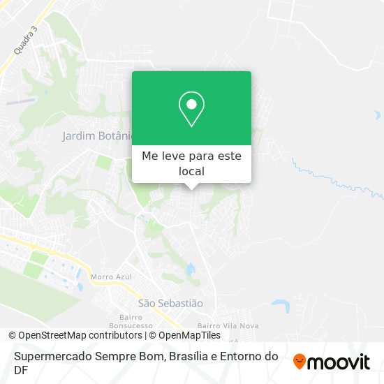 Supermercado Sempre Bom mapa