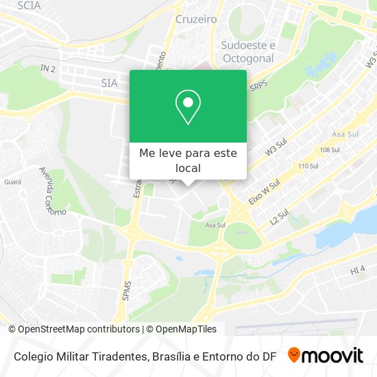 Colegio Militar Tiradentes mapa