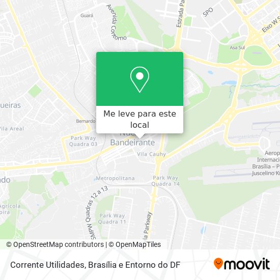 Corrente Utilidades mapa