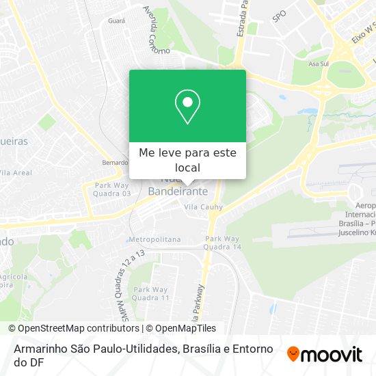 Armarinho São Paulo-Utilidades mapa