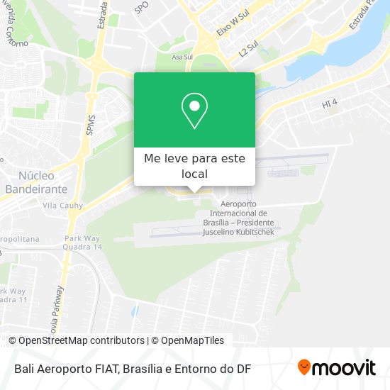 Bali Aeroporto FIAT mapa