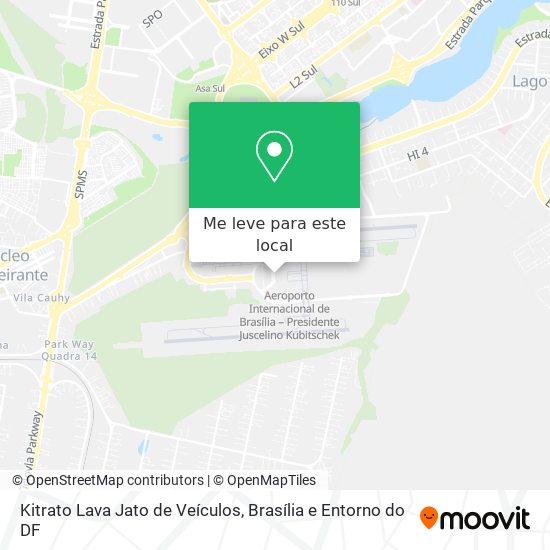 Kitrato Lava Jato de Veículos mapa
