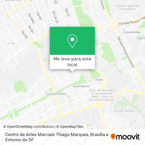 Centro de Artes Marciais Thiago Marques mapa