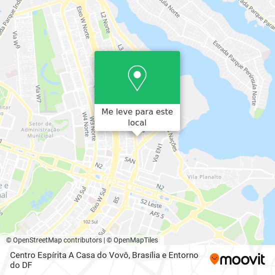 Centro Espírita A Casa do Vovô mapa
