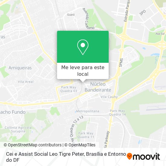 Cei e Assist Social Leo Tigre Peter mapa