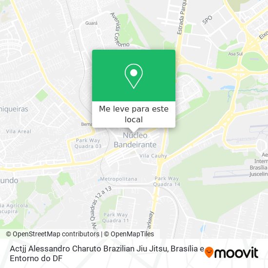 Actjj Alessandro Charuto Brazilian Jiu Jitsu mapa