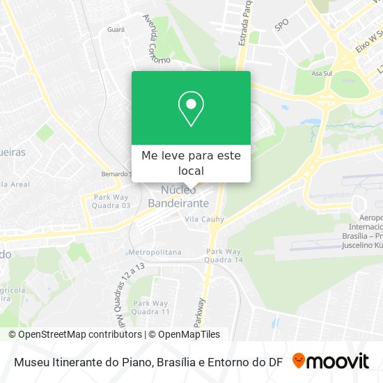 Museu Itinerante do Piano mapa