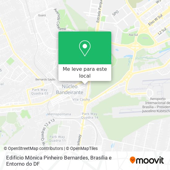 Edifício Mônica Pinheiro Bernardes mapa