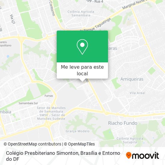 Colégio Presbiteriano Simonton mapa