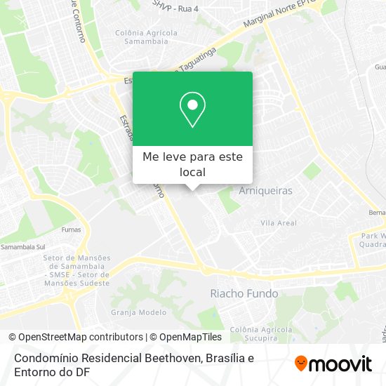 Condomínio Residencial Beethoven mapa
