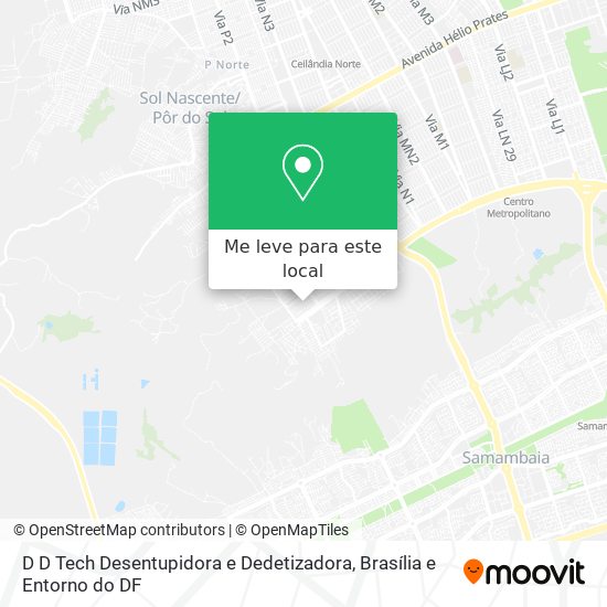 D D Tech Desentupidora e Dedetizadora mapa