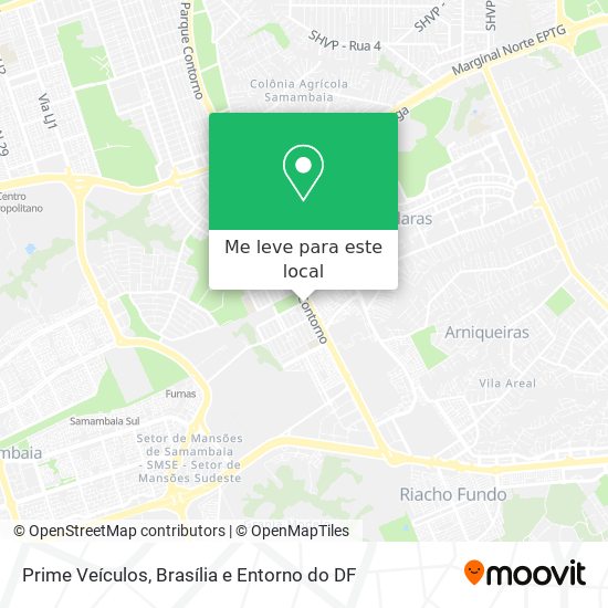 Prime Veículos mapa