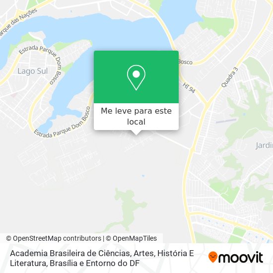 Academia Brasileira de Ciências, Artes, História E Literatura mapa