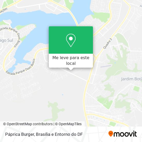 Páprica Burger mapa