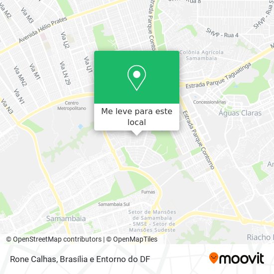 Rone Calhas mapa