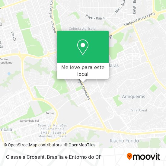 Classe a Crossfit mapa