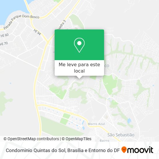 Condominio Quintas do Sol mapa
