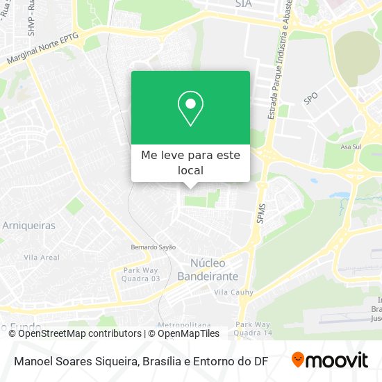 Manoel Soares Siqueira mapa