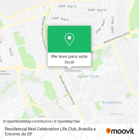 Residencial Real Celebration Life Club mapa