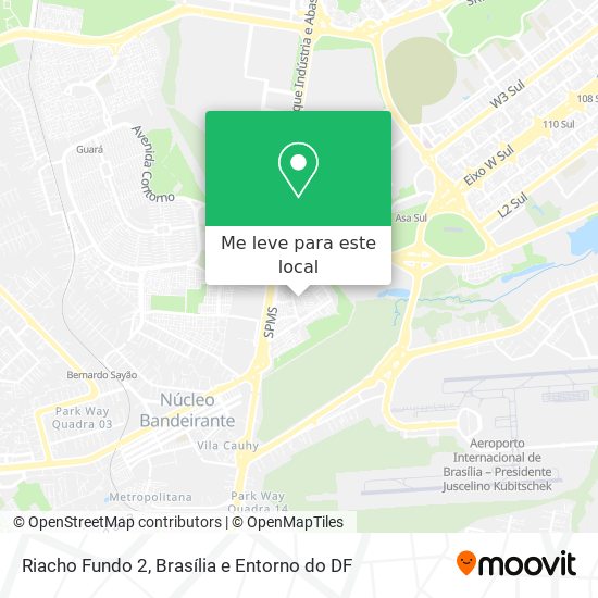 Riacho Fundo 2 mapa