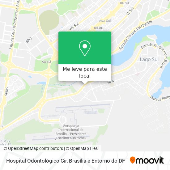 Hospital Odontológico Cir mapa