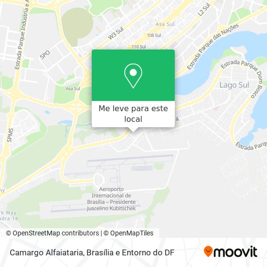 Camargo Alfaiataria mapa