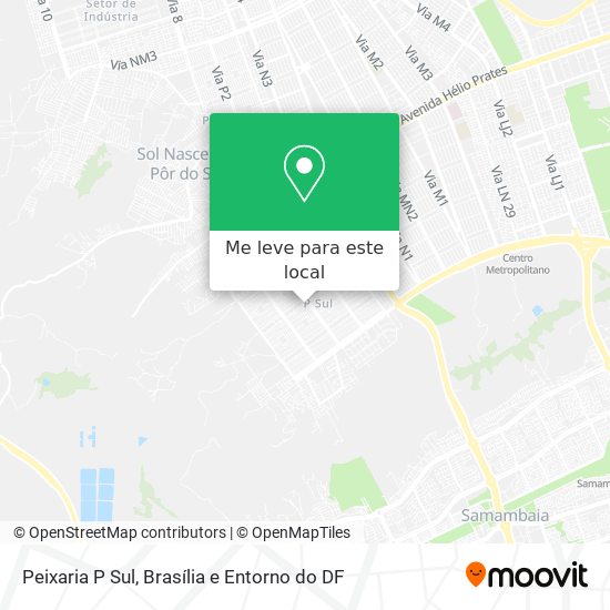 Peixaria P Sul mapa