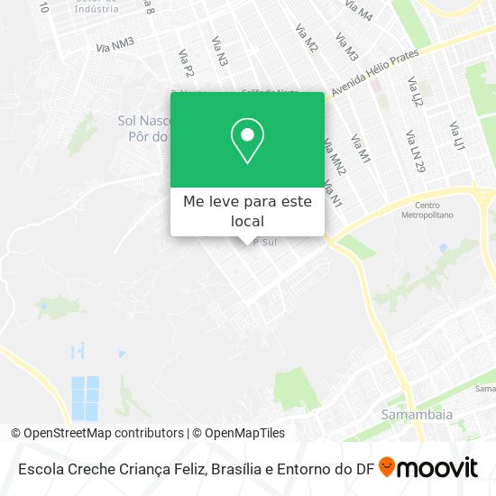 Escola Creche Criança Feliz mapa